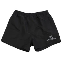 BalenciagaEmbroidered Swim Shorts - BLACK