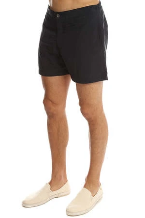 Officine GeneraleRoman Swim Short - Black 4 Officine GeneraleRoman Swim Short - Black - Image 2