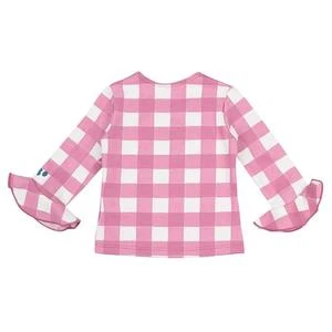 Bobo ChosesKids Bobo Choses Vichy Ruffle Swim Top - Pink Checks 4 Bobo ChosesKids Bobo Choses Vichy Ruffle Swim Top - Pink Checks - Image 2
