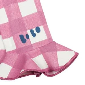 Bobo ChosesKids Bobo Choses Vichy Ruffle Swim Top - Pink Checks 5 Bobo ChosesKids Bobo Choses Vichy Ruffle Swim Top - Pink Checks - Image 3