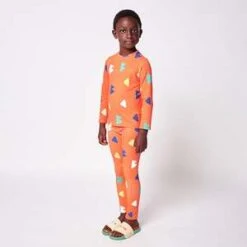 Bobo ChosesKids Bobo Choses All Over Geometric Print Swim Leggings - Orange -Bliss Dream Style Bobo Choses Child Swim Leggings With All Over Geometric Print Orange 20220113173004 3