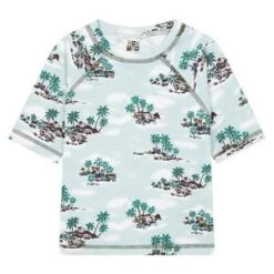 BontonKids Bonton Boat Swim Top - Vintage Blue Print