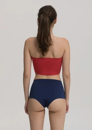 Cali DreamingCALI DREAMING Neoprene Swim HIGH RISE BOTTOM - Navy/Black/Red 7 Cali DreamingCALI DREAMING Neoprene Swim HIGH RISE BOTTOM - Navy/Black/Red - Image 5