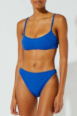 Solid And StripedElsa Bottom SWIM - Shiny Stripe Ric
