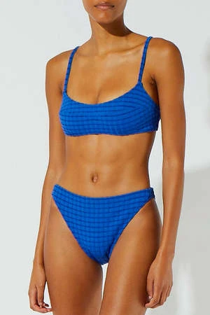 Solid And StripedElsa Top SWIM - Shiny Stripe Ric 3 Solid And StripedElsa Top SWIM - Shiny Stripe Ric