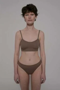 NU SWIMNu Swim High Cut Bottom - Taupe 11 NU SWIMNu Swim High Cut Bottom - Taupe -Bliss Dream Style HIGH CUT BOTTOM TAUPE 20220615201150 1
