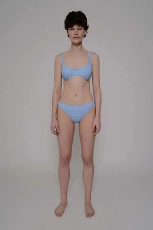 NU SWIMNu Swim High Cut Bottom - Taupe 9 NU SWIMNu Swim High Cut Bottom - Taupe - Image 7