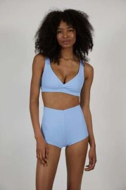 The Saltwater CollectiveJuly Swim Short - Cloud