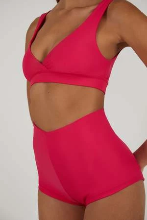 The Saltwater CollectiveJuly Swim Short - Fresa 4 The Saltwater CollectiveJuly Swim Short - Fresa - Image 2