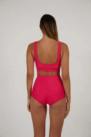 The Saltwater CollectiveJuly Swim Short - Fresa 5 The Saltwater CollectiveJuly Swim Short - Fresa - Image 3