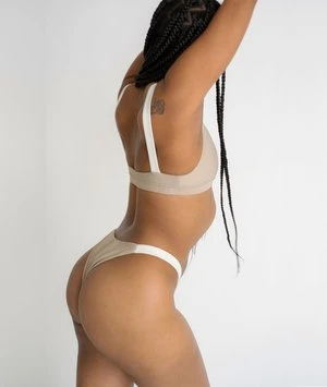 The Saltwater CollectiveLayla Top Swim - Crepe/Ivory 6 The Saltwater CollectiveLayla Top Swim - Crepe/Ivory - Image 4