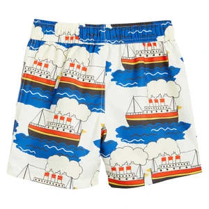 Mini RodiniKids Mini Rodini Ferry Swim Shorts - Blue 4 Mini RodiniKids Mini Rodini Ferry Swim Shorts - Blue - Image 2