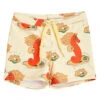Mini RodiniKids Mini Rodini Child Unicorn Seahorse Swim Shorts - Orange -Bliss Dream Style Mini Rodini Child Unicorn Seahorse Swim Shorts Orange 20230526233238