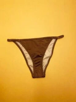 NU SWIMNu Swim Cleo String Bikini Bottom - Silt