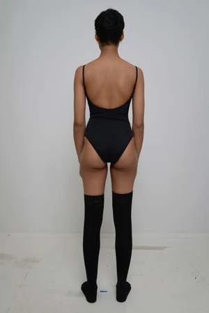 NU SWIMNu Swim Noodle Thin Strap One Piece - Fish Blue 5 NU SWIMNu Swim Noodle Thin Strap One Piece - Fish Blue - Image 3