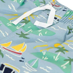 Petit BateauKids Petit Bateau Child Swim Shorts - Blue With Boat And Island Print -Bliss Dream Style Petit Bateau Child Swim Shorts Blue With Boat And Island Print 20230517223255 2