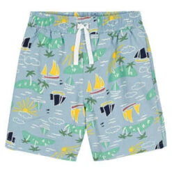 Petit BateauKids Petit Bateau Child Swim Shorts - Blue With Boat And Island Print -Bliss Dream Style Petit Bateau Child Swim Shorts Blue With Boat And Island Print 20230517223255 3