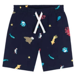 Petit BateauKids Petit Bateau Child Swim Shorts - Navy Blue With Sea Animals Print