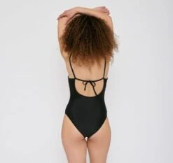 Organic BasicsRe Swim One Piece Swimsuit - Black -Bliss Dream Style Re Swim One Piece Swimsuit Black 20221207013845 2