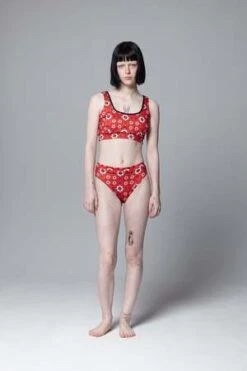 LEONORA I.M.Leonora I.m. Swim Eve Top - Iris Red