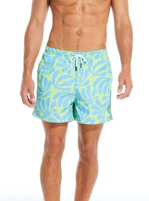 Solid And StripedSolid & Striped Classic Mens Swim Short - French Blue/Lime 8 Solid And StripedSolid & Striped Classic Mens Swim Short - French Blue/Lime - Image 6