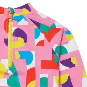 STELLA MCCARTNEYKids Stella McCartney Child Swim Top - Pink Logo Pop Print 6 STELLA MCCARTNEYKids Stella McCartney Child Swim Top - Pink Logo Pop Print - Image 4