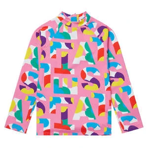 STELLA MCCARTNEYKids Stella McCartney Child Swim Top - Pink Logo Pop Print 3 STELLA MCCARTNEYKids Stella McCartney Child Swim Top - Pink Logo Pop Print