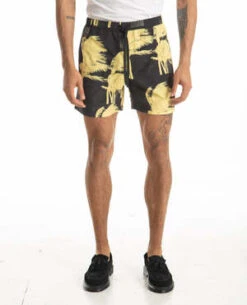 Double RainbouuWindy Nice Swim Short - Black